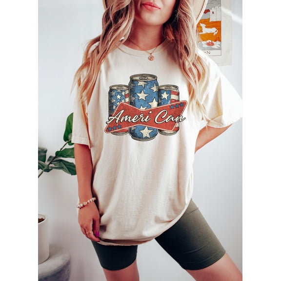 Ameri Can Shirt, 4Th Of July Shirt, America Shirt, Independence Day T Shirt, Patriotic Shirt, Usa Flag Shirt, 4Th Of July T-Shirt TSHIRT All Size S-5XL