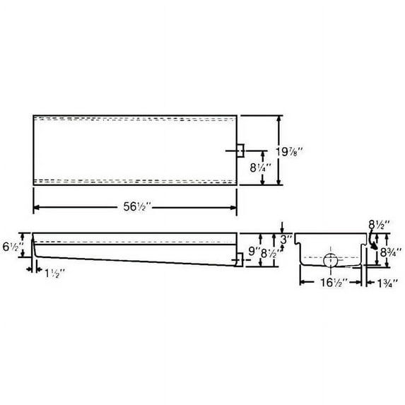 Ameri-Kart A6M-H086 H-86 27 gal Holding Tank