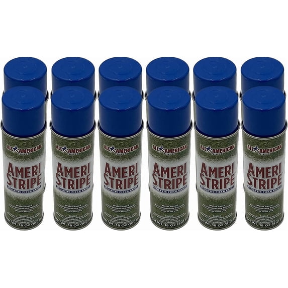 Ameri-Stripe Royal Athletic Field Marking Paint - 1 Case (12 Cans) 18 oz. of Paint per Can