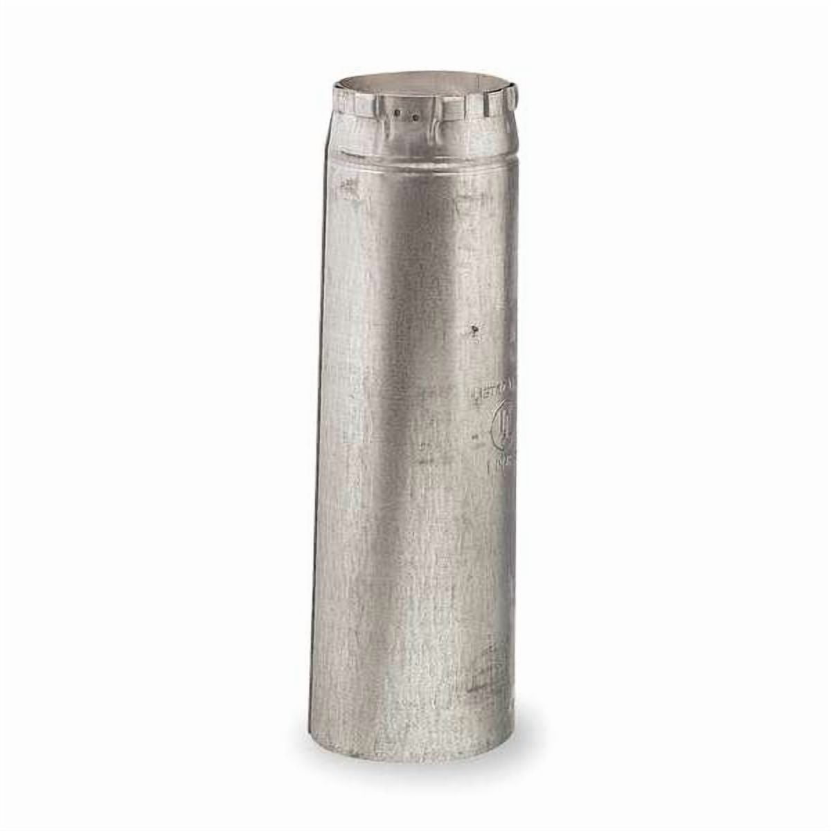 Ameri-Vent Adjustable Gas Vent,4" Dia.,1 ft. L 4E12A