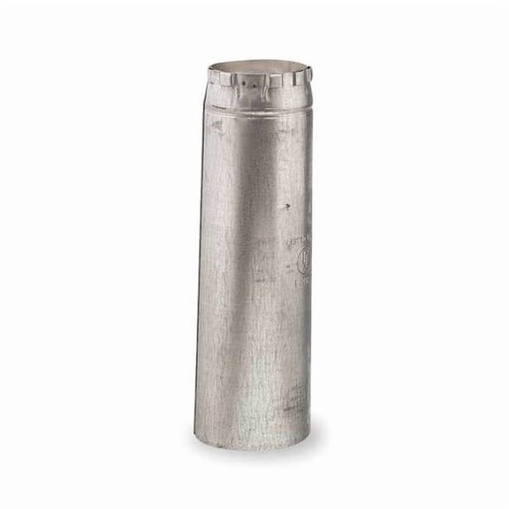Ameri-Vent Adjustable Length,6" Dia.,1 ft. L 6E12A
