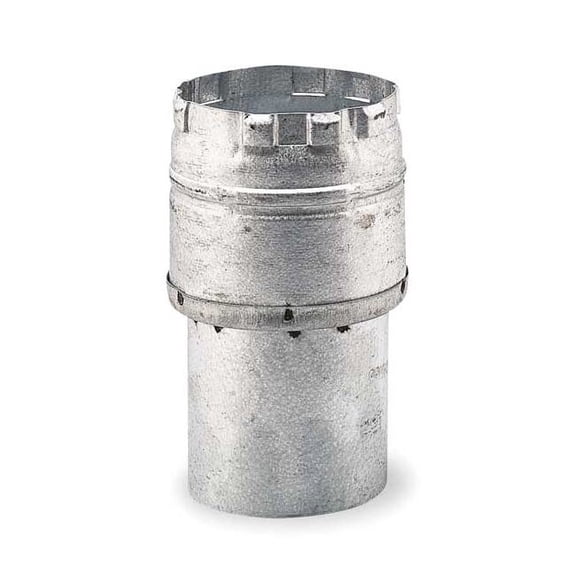 Ameri-Vent Appliance Connector,3" Dia.,6" L 3FCAC