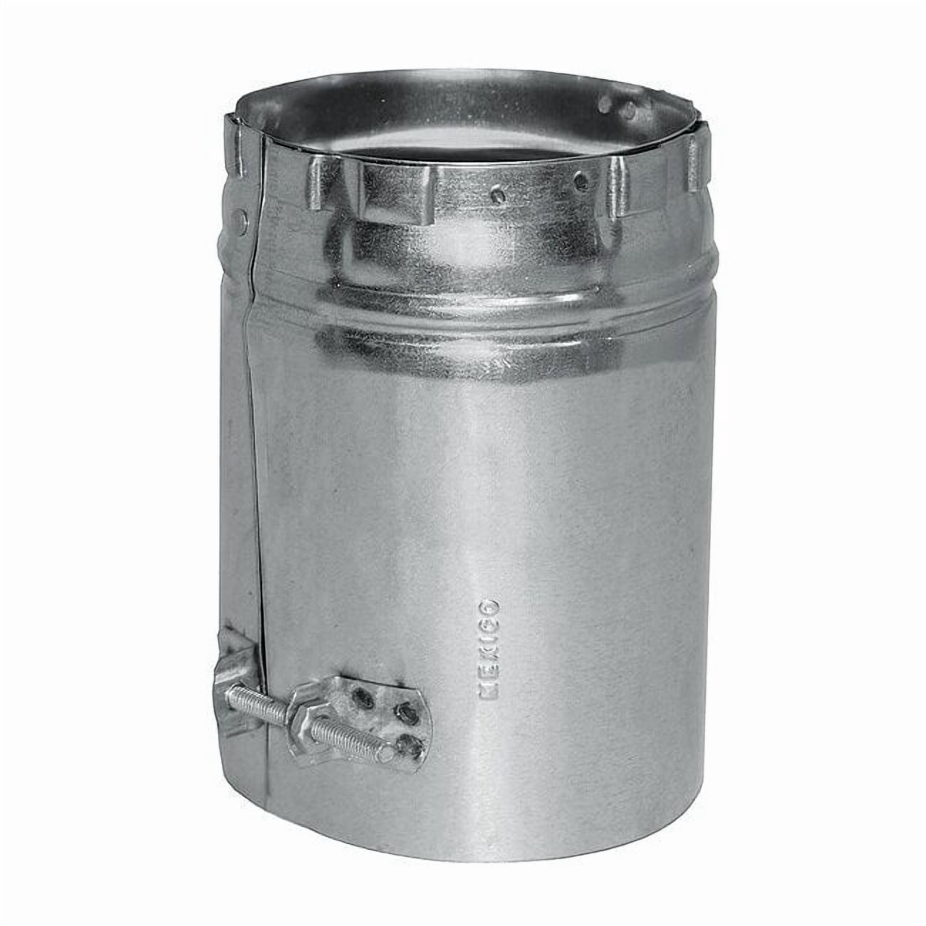 Ameri-Vent Male Vent Adapter,5" Dia.,6" L 5EUA-M