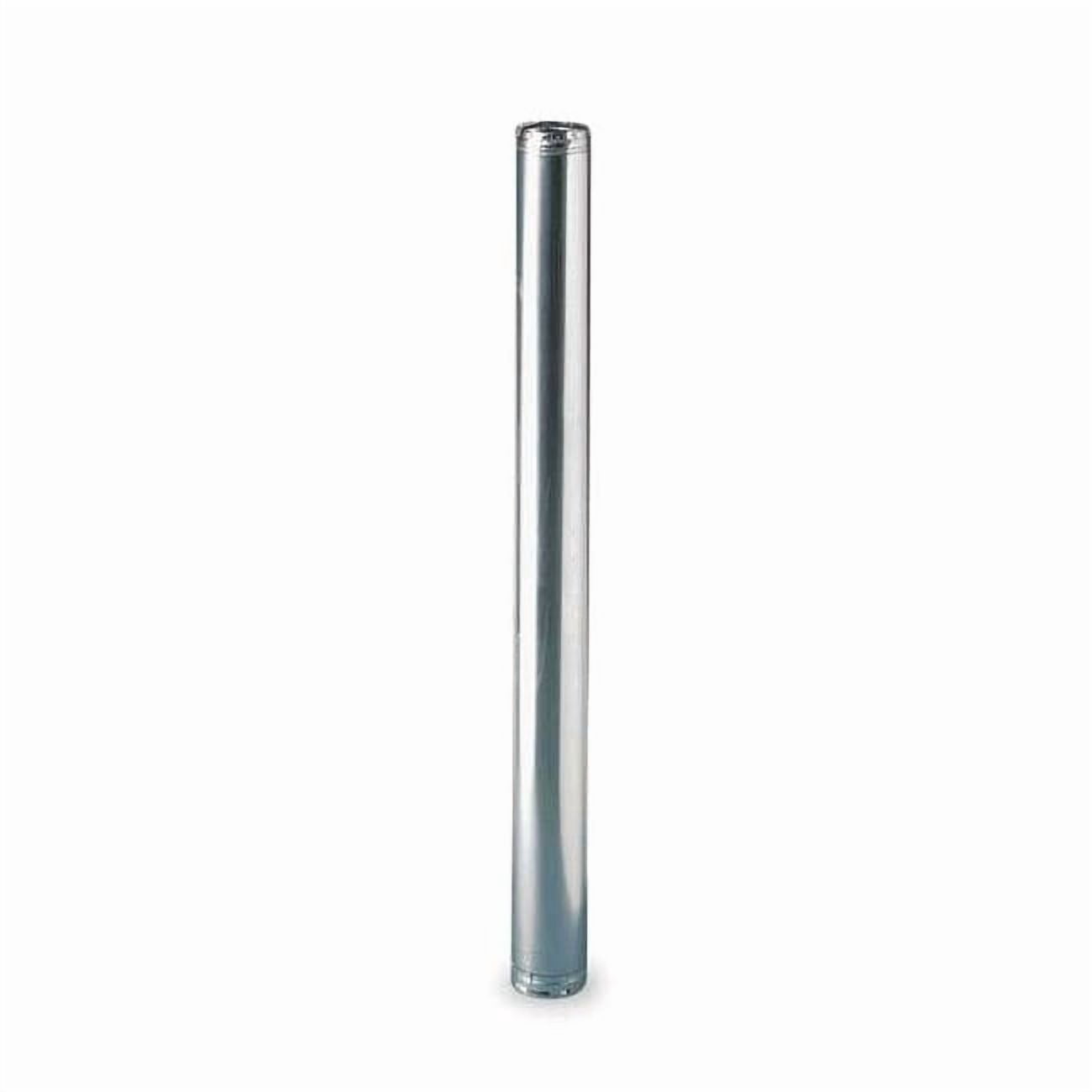 Ameri-Vent Pipe Section,4" Dia.,5 ft. L 4E5