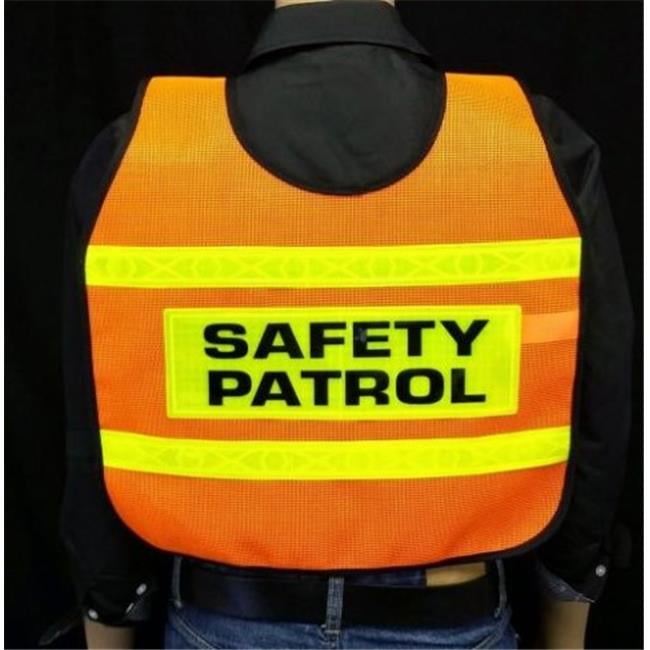 Ameri-Viz Adults Reflective Safety Vest & Safety Patrol Imprint