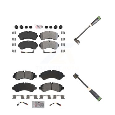 Detroit Axle Front Ceramic Brake Pads Set For Mercedes-Benz Sprinter 2500 & Freightliner Metris