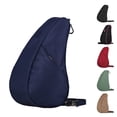 thumbnail image 1 of AmeriBag 10" Microfiber Crosbody Sling Baglett (Navy), 1 of 8