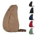 thumbnail image 1 of AmeriBag 10" Microfiber Crosbody Sling Baglett (Taupe), 1 of 7