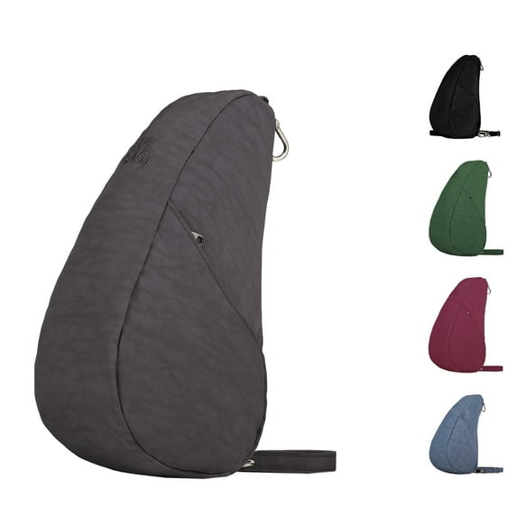 AmeriBag 10" Nylon Crosbody Sling Baglett (Stormy Grey)