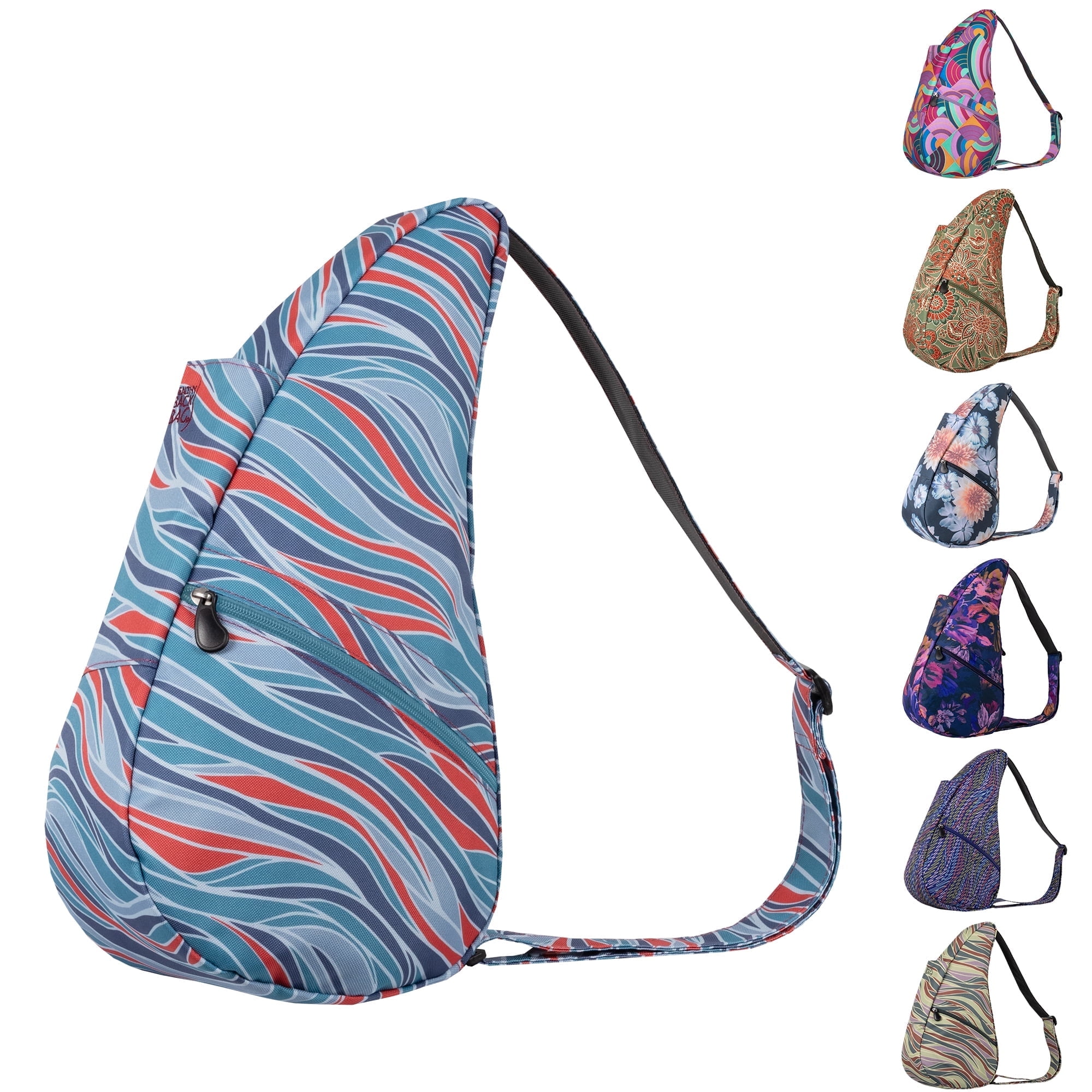 AmeriBag 17" Print Crossbody Sling Healthy Back Bag (Freeflow 1)