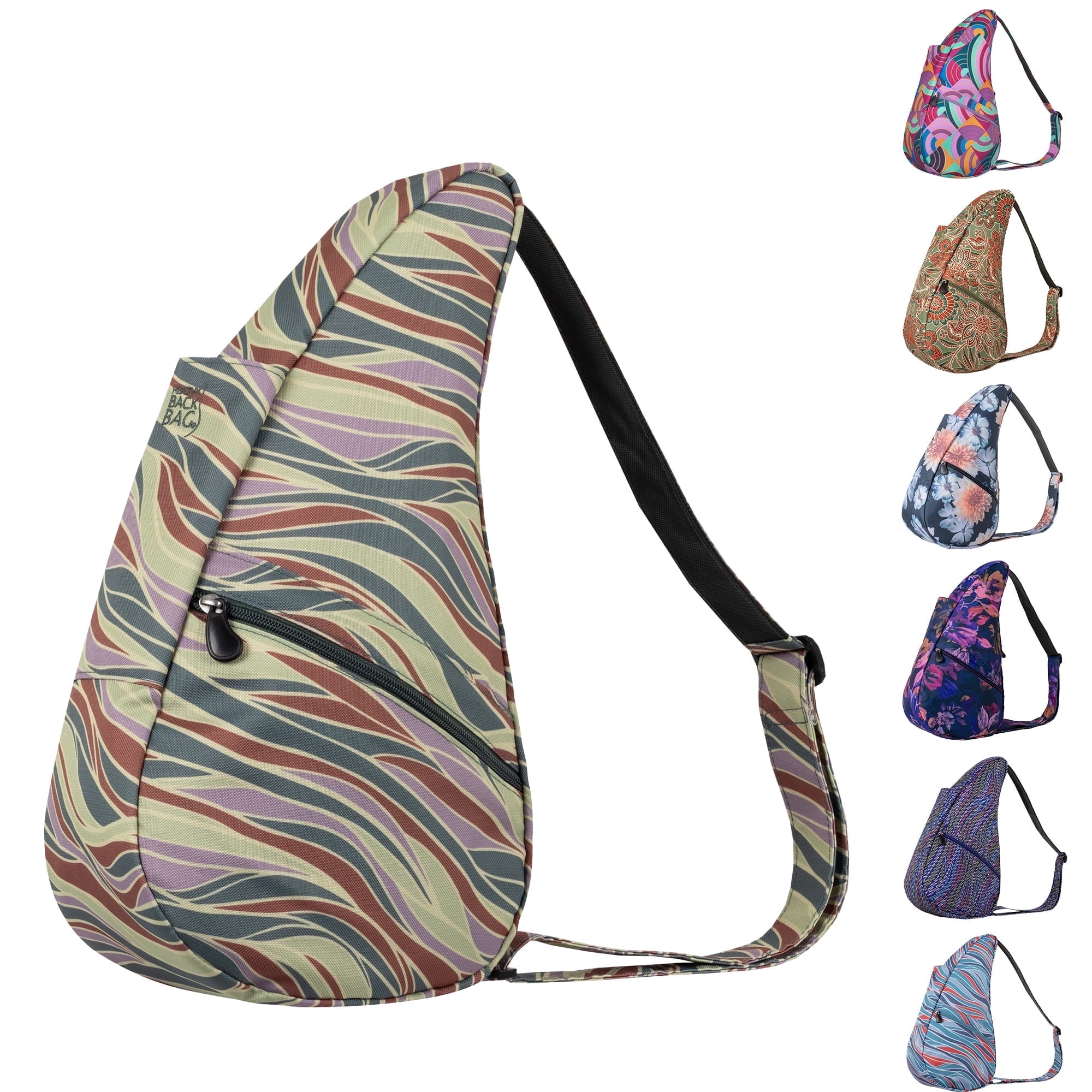 AmeriBag 17" Print Crossbody Sling Healthy Back Bag (Freeflow 2)