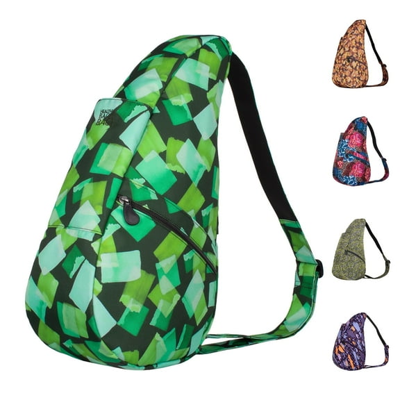 AmeriBag 17" Print Crossbody Sling Healthy Back Bag (Nightglow)