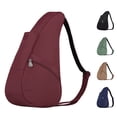 thumbnail image 1 of AmeriBag 19" Microfiber Crossbody Sling Healthy Back Bag (Cabernet), 1 of 8