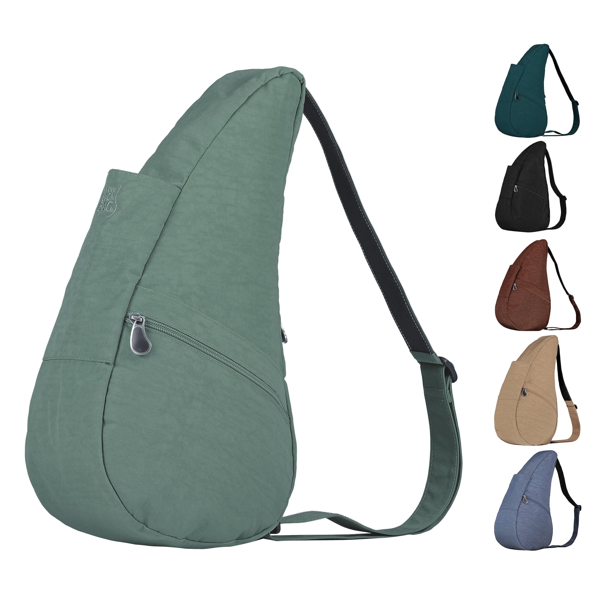 AmeriBag 19" Nylon Crossbody Sling Healthy Back Bag (Seagrass)