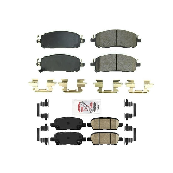 AmeriBrake Ceramic F&R Disc Brake Pads For Pathfinder 2022-2023