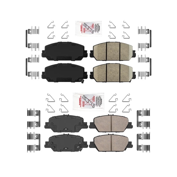 AmeriBrake Premium Ceramic Brake Pads with hardware for Honda CR-V 17-23