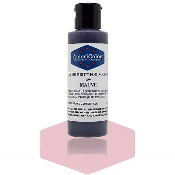 AmeriColor AmeriMist Mauve , 4.5 Ounce, Airbrush Food Color