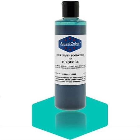 AmeriColor AmeriMist Turquoise, 9 Ounce, Airbrush Food Color