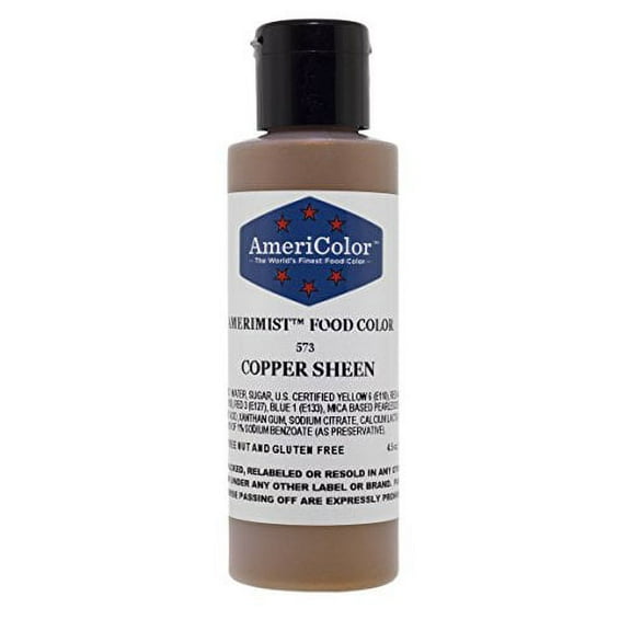 AmeriColor Amerimist Airbrush Color 4.5 Ounce, Copper Metallic Sheen