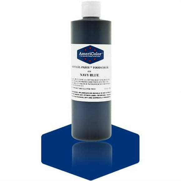 AmeriColor Food Coloring, Navy Blue Soft Gel Paste, 13.5 Ounce