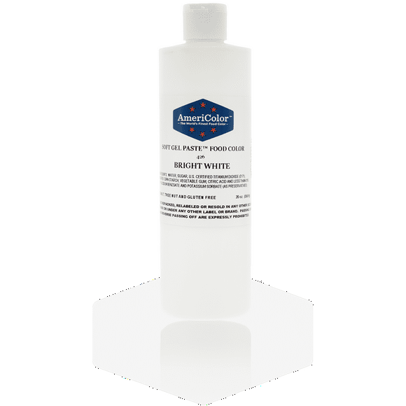 AmeriColor Gel Colour - Bright White - 20 oz