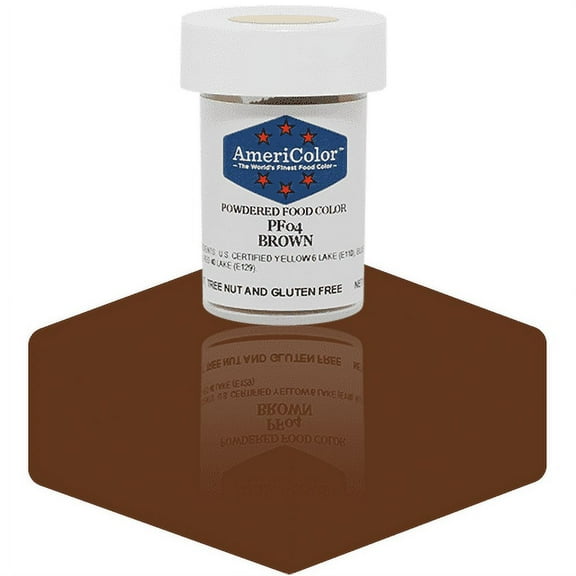 AmeriColor, Powder Food color, Brown 3gm