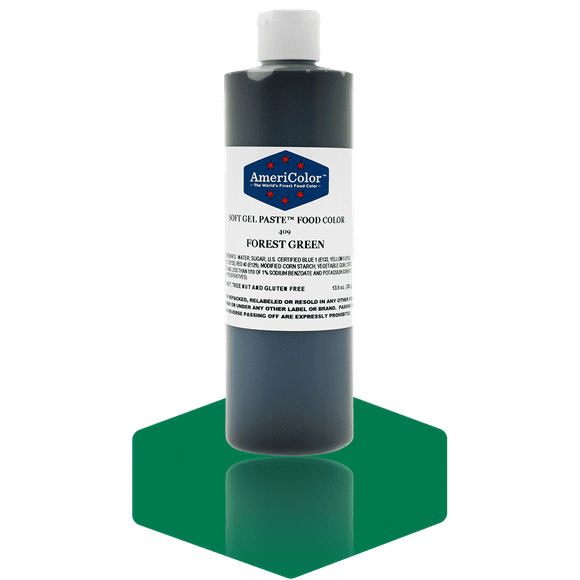 AmeriColor, Soft Gel Paste Food Color, Forest Green 13.5 oz