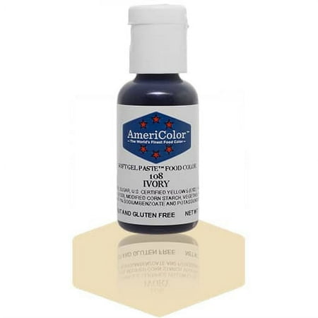 AmeriColor, Soft Gel Paste Food Color, Ivory .75 oz
