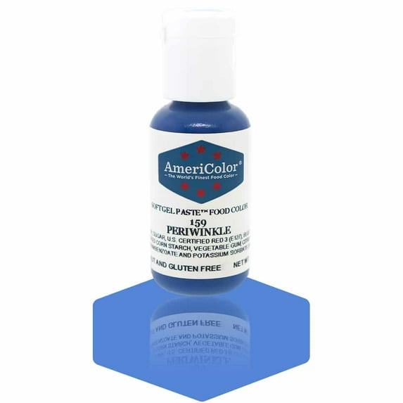 AmeriColor, Soft Gel Paste Food Color, Periwinkle .75 oz