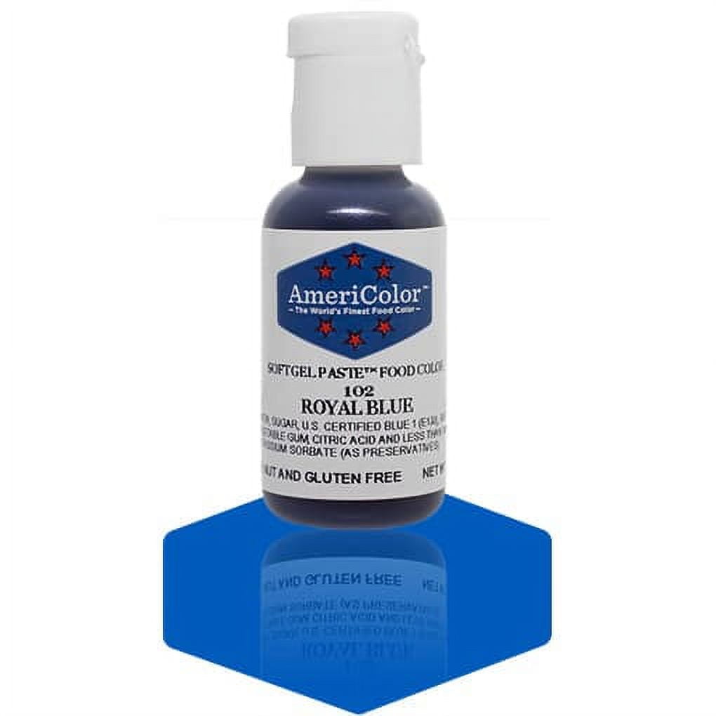 AmeriColor, Soft Gel Paste Food Color, Royal Blue .75 oz