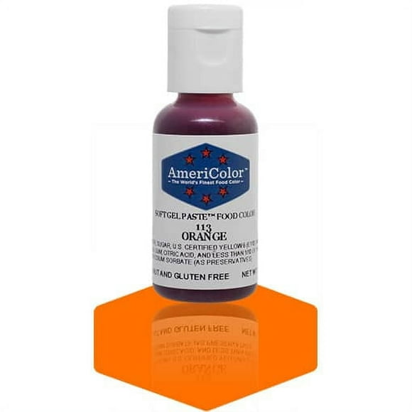 AmeriColor Soft Gel Paste Orange .75 oz