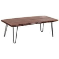 thumbnail image 1 of AmeriHome Acacia Live Edge Coffee Table with Hair Pin Legs, 1 of 5