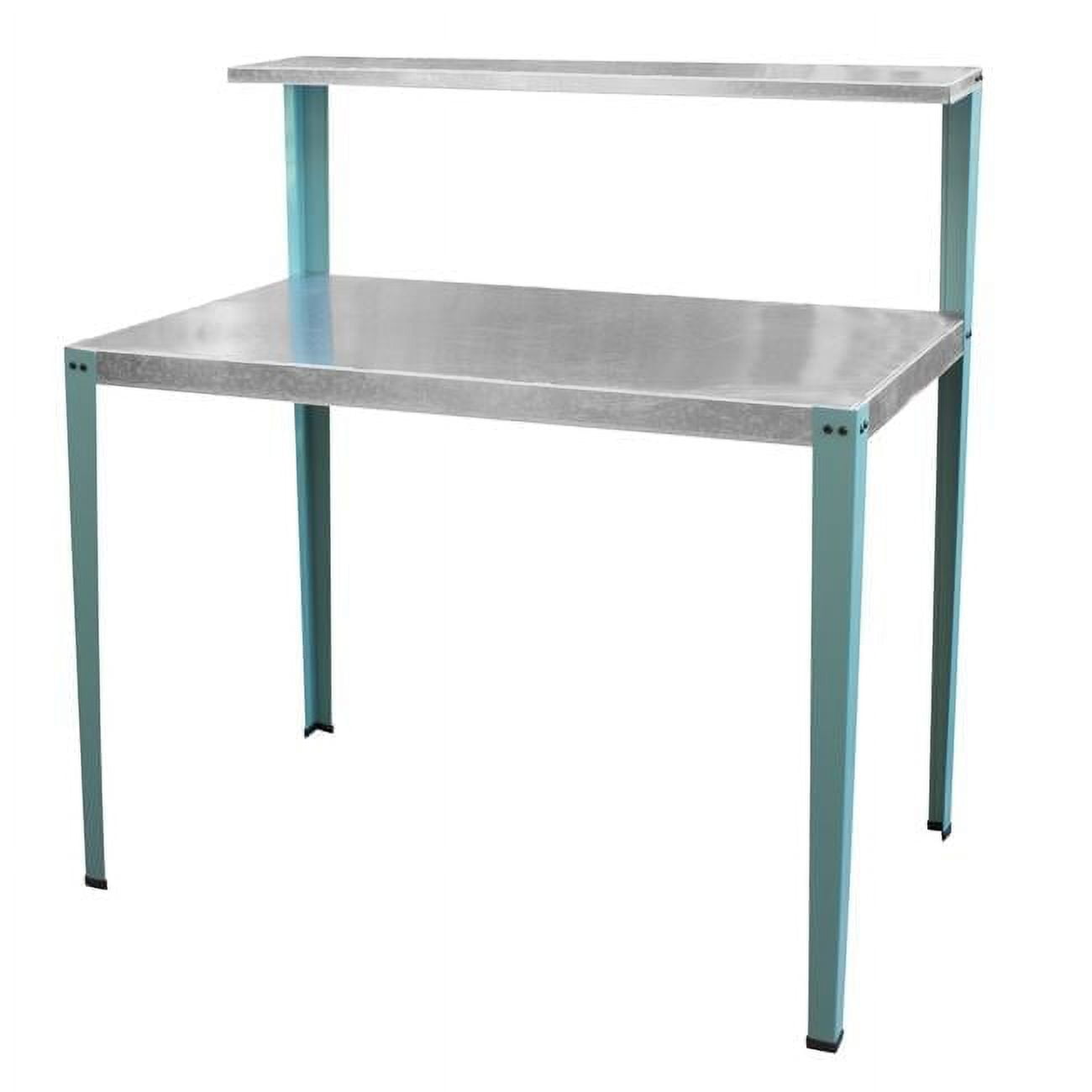 AmeriHome 32'' Teal Galvanized Steel Garden Workbench