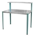 thumbnail image 1 of AmeriHome Multi-Use Steel Table/Work Bench with Teal Legs, 1 of 4