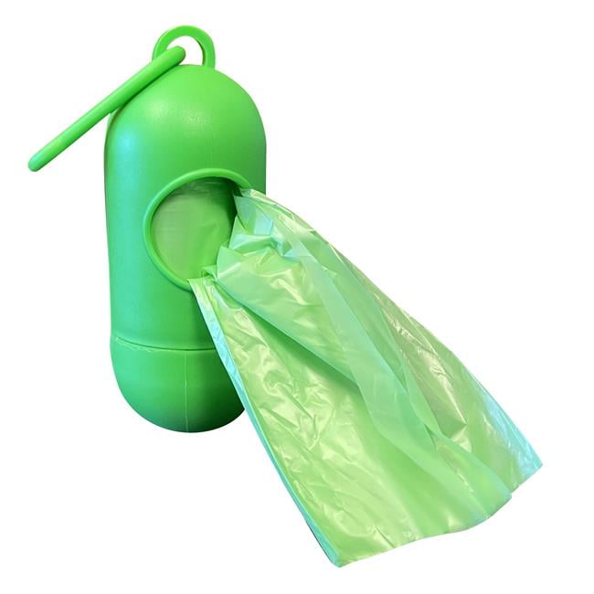 AmeriHome PPB1000 Standard Size Dog Waste Bags with 2 Leash Clip Dispensers, 50 Rolls