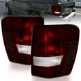 AmeriLite 19992004 Dark Red Replacement Tail Lights For Jeep Grand