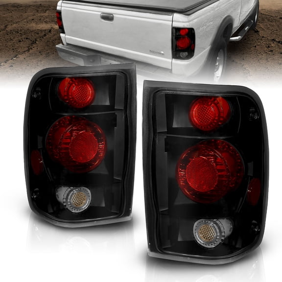 AmeriLite FORD RANGER 98-01 TAIL LIGHTS G2 DARK SMOKE