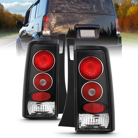 AmeriLite SCION XB 03-07 TAIL LIGHTS BLACK