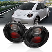 AmeriLite VOLKSWAGEN BEETLE 98-02 TAIL LIGHTS BLACK