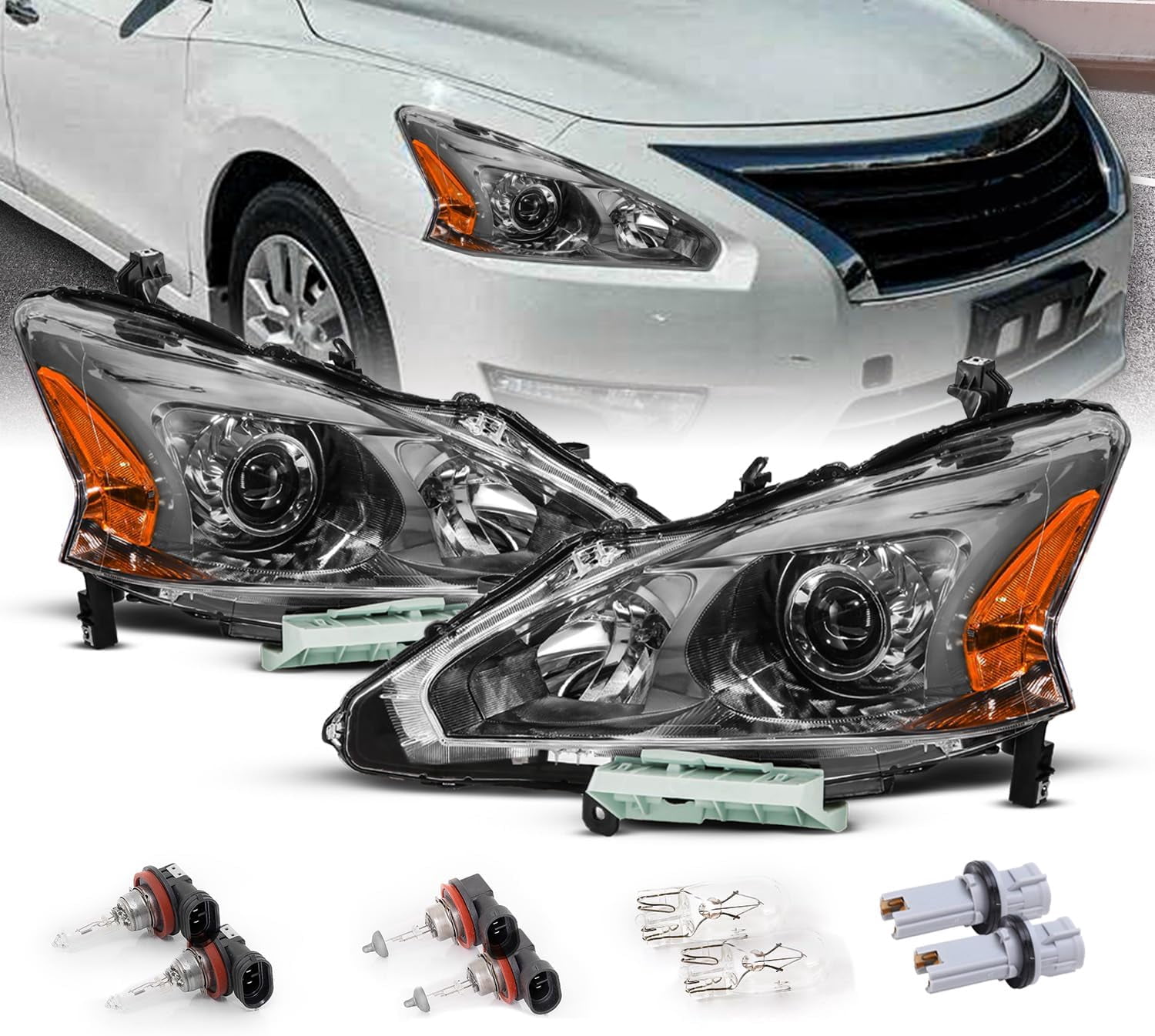 Chrome Fog Light Kit With Covers & Harness For 2013-2015 Nissan Altima Sedan – Trendgear Auto Parts