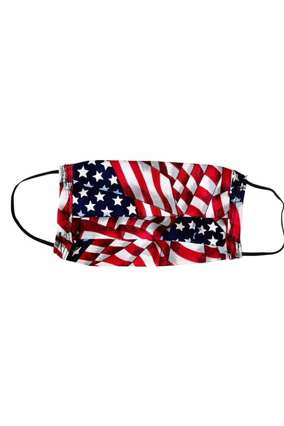 American Flag Face Mask Multicolored 1 pk