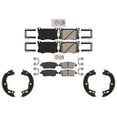 thumbnail image 1 of AmeriPro Ceramic Brake Disc Pads & Parking Shoes for Genesis 15-16 4 Door V6 V8, 1 of 10