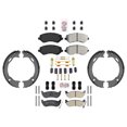 thumbnail image 1 of AmeriPro Disc Brake Pads Frt + Rr Parking Shoes For 2003-2007 Jeep Liberty, 1 of 7