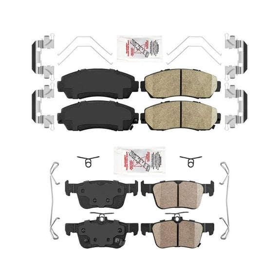 AmeriPro Premium Ceramic Disc Brake Pads Hadeware For Acura RDX 2.0L 2019-2022
