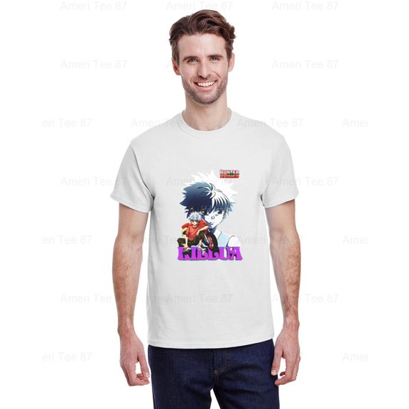 AmeriTee87 Hunter X Hunter Killua Zoldyck Conflicted Vintage T Shirt Anime , for Unisex, up to size 5XL