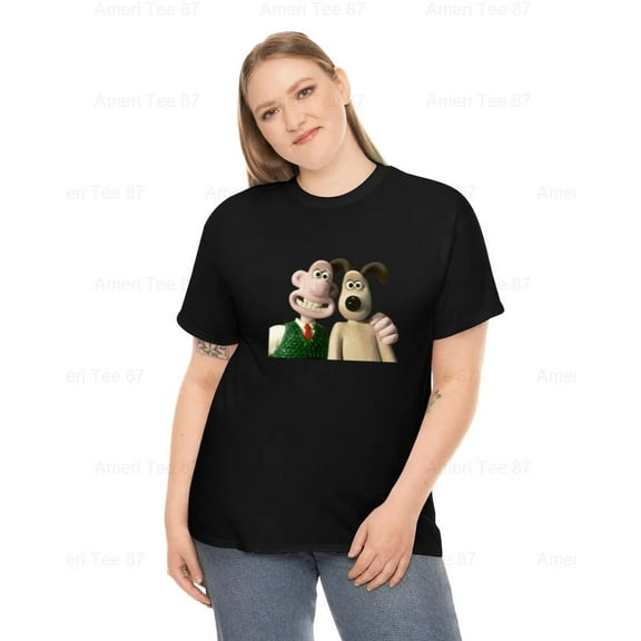 AmeriTee87 Vintage and Gromit T Shirt For Fans Cotton Unisex White Tee , for Unisex, up to size 5XL