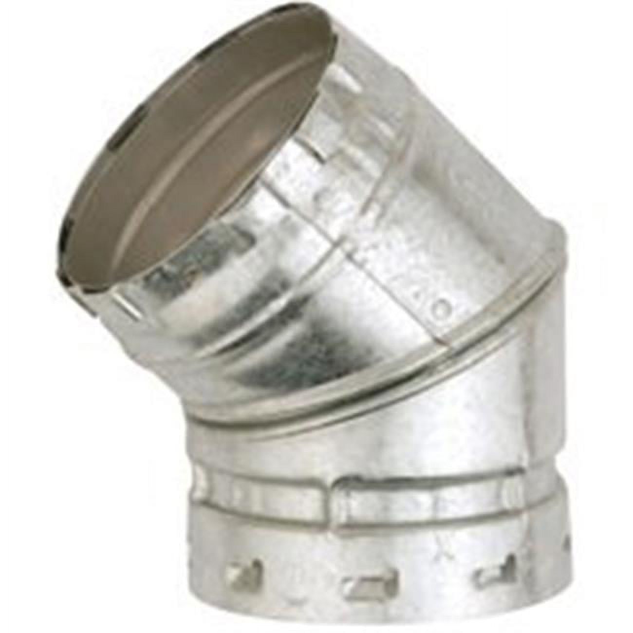AmeriVent 5E45 Adjustable Gas Vent Elbow, 5