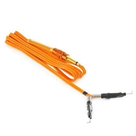 AmeriVolt Tattoo Machine 6 ft. Silicone Rubber Clip Cord - Orange