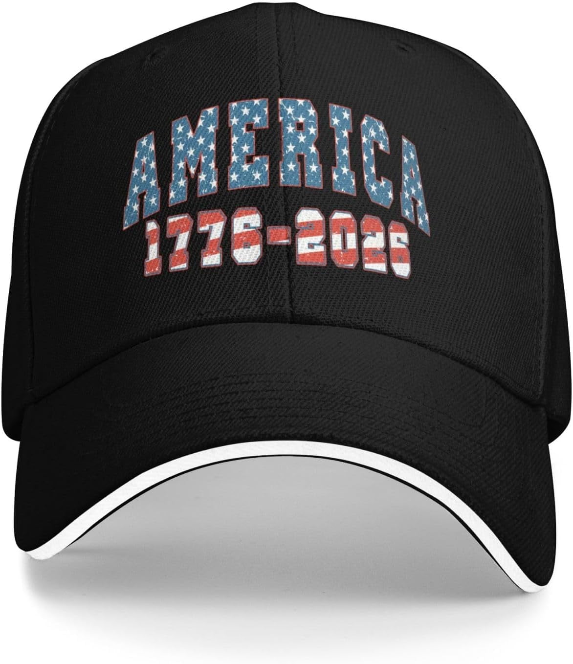 America 1776 2026 250th Birthday 250 Years Vintage Flag Hat Baseball ...
