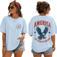 thumbnail image 1 of America Eagle Shirt, 250 Years Of Freedom Patriotic Tee, Fourth Of July Shirts For Men & Women, 1 of 7